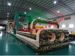 Inflatable Racing Game Commercial Use Inflatable Boot Camp Obstacle For Event