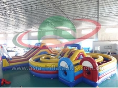 Military Inflatable Obstacle Inflatable Children Park Amusement Obstacle Course