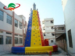 Party Use Large Inflatable Climbing Wall, Used Rock Climbing Wall For Outdoor Sports