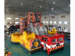 Inflatable fire rescue obstacle course