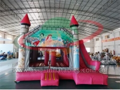 Inflatable Cinderella Jumping Castle With Slide & Customized Yours Today