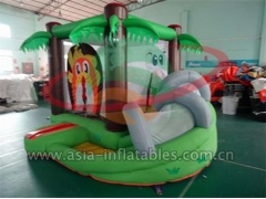 Customized Inflatable Mini Safari Bouncer With Slide,Paintball Field Bunkers & Air Bunkers
