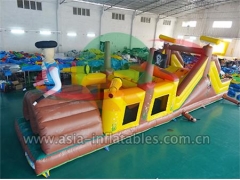 Custom Inflatable Pirate Obstacle Course Games For Party
