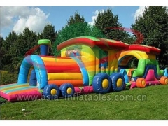 Commercial Inflatable Outdoor Obstacle Course Tunnel For Challenge