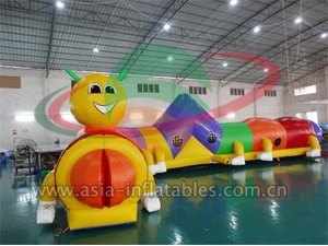 Children Tunnel Games Inflatable Caterpillar Tunnel For Kids Party And Event