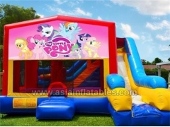 Cartoon bouncy castle