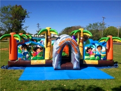 inflatable adventure park