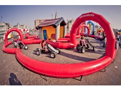 Inflatable Go karts Race Track
