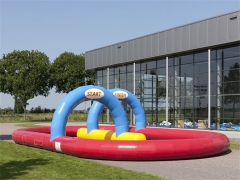 Hot Selling Party Inflatables Inflatable Racing Track ,Go Karts Track,Inflatable Race Track Game in Factory Price