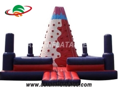 Commercial Inflatables Mobile Rock Inflatable Climbing Wall For Outside Play