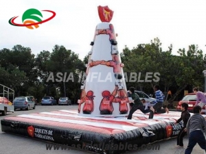 Customized Durable PVC Inflatable Climbing Wall Inflatable Rock Climbing Wall For Children & Interactive Sports Games
