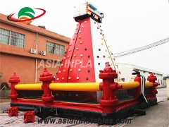 Custom Inflatable Funny Wall Climbing Inflatable Rock Climbing Wall For Kids